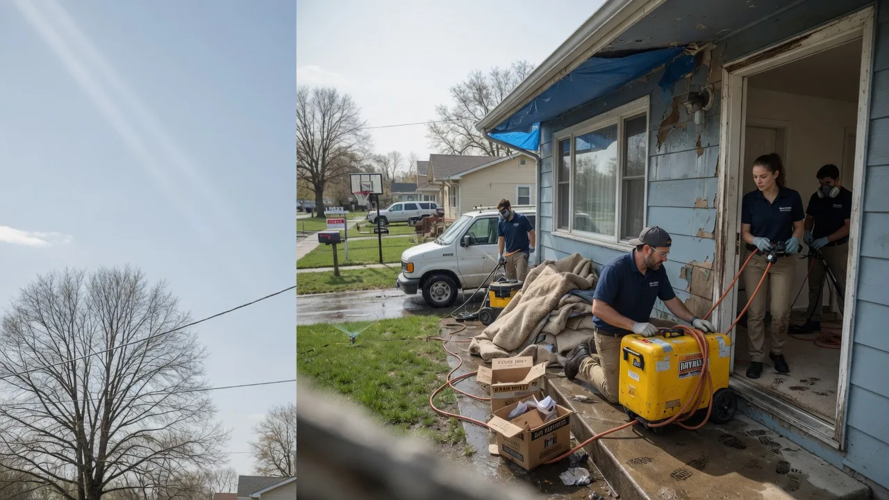 Basement Flood Cleanup in New Town, ND near me